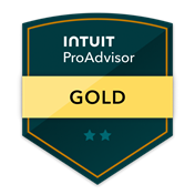 Intuit ProAdvisor Gold tier badge